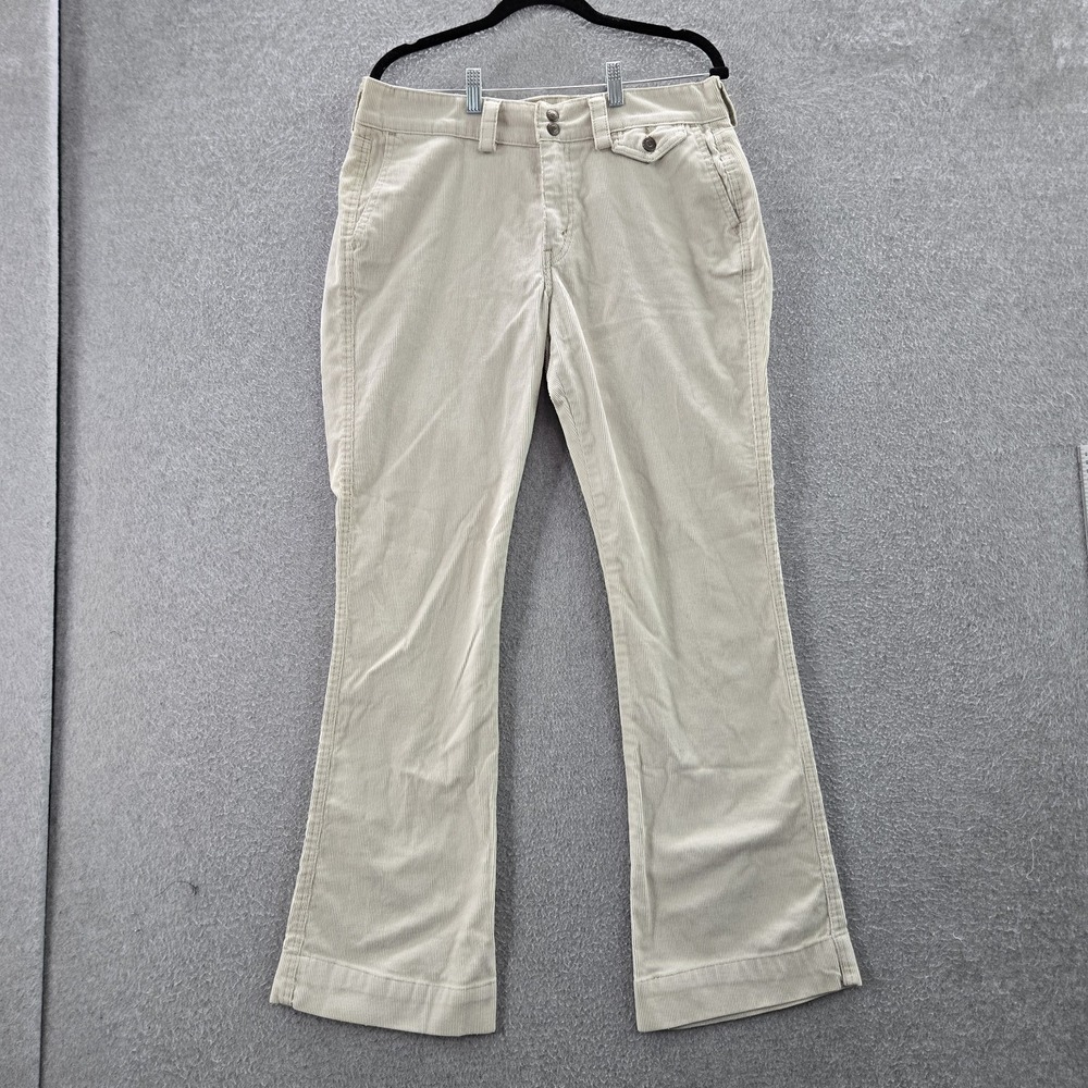 Levi's Cavalry Boot Cut Women Pants 12 MIS M Brown Bootcut Button Corduroy 31"